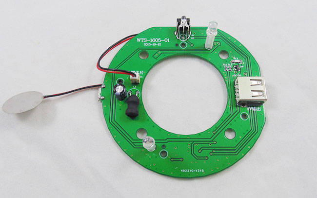 USB加濕器WTS-1605 PCBA板 USB加濕器WTS-1605 PCBA板